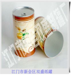 内壁是铝箔纸的易拉纸罐包装 ,江门市新会区双盛制罐厂